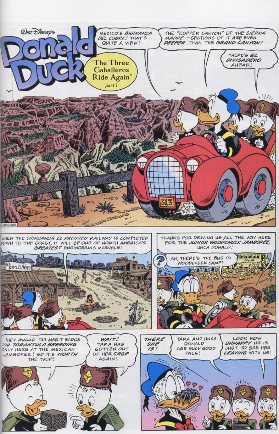 The Three Caballeros Ride Again first page